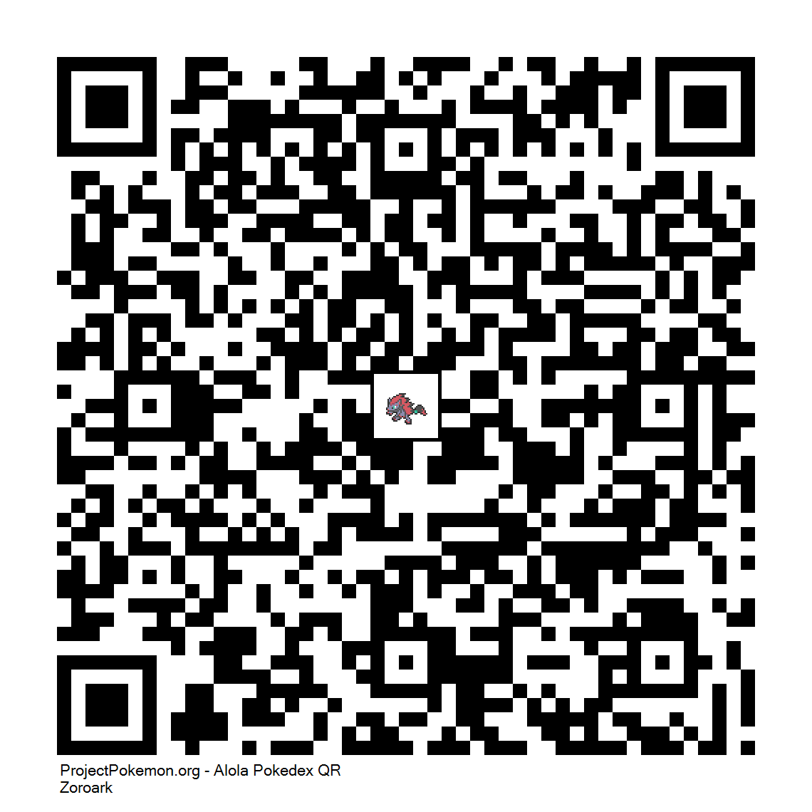 Cdigo QR de Zoroark